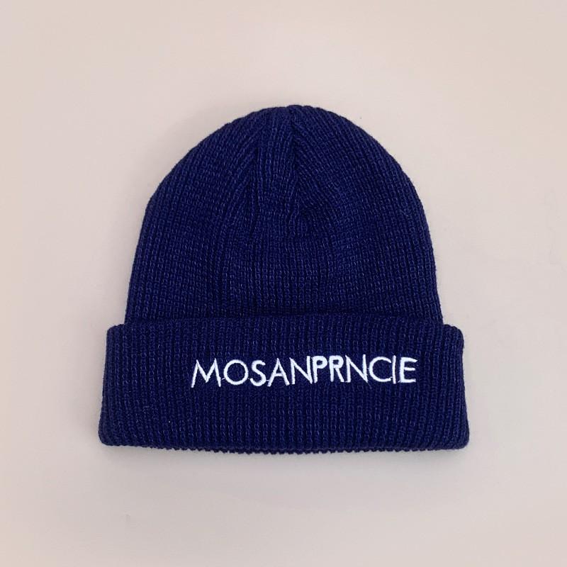 Embroidered Letter Beanie Hat Men Women Warm Casual Streetwear Daily Wear