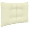 Outdoor Sofa Cushion 3 pcs Cream Polyester