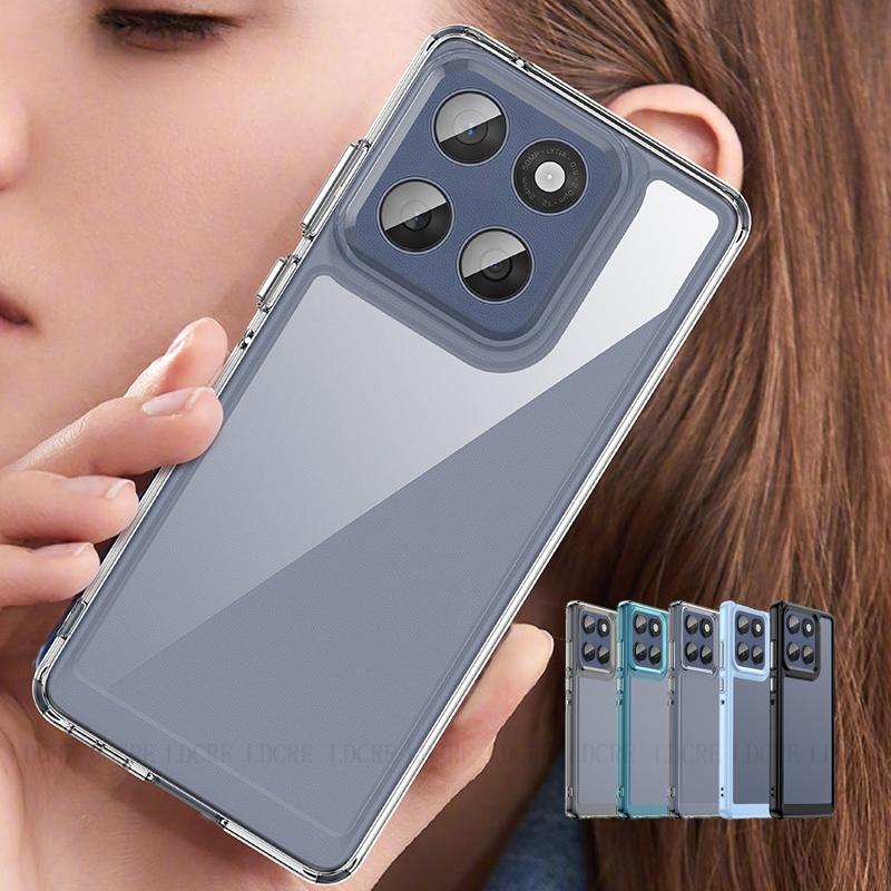 Для Moto Edge 60 Fusion Чехол Чехол Motorola Moto Edge 60 Fusion Capa Новый Телефон Задняя Крышка Прозрачный Чехол Moto Edge 60 Fusion
