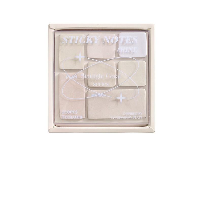 Креативный мини-записка для студентов, модный градиентный цветной блокнот с тенями для век, стильный блокнот для скрапбукинга, школьные принадлежности