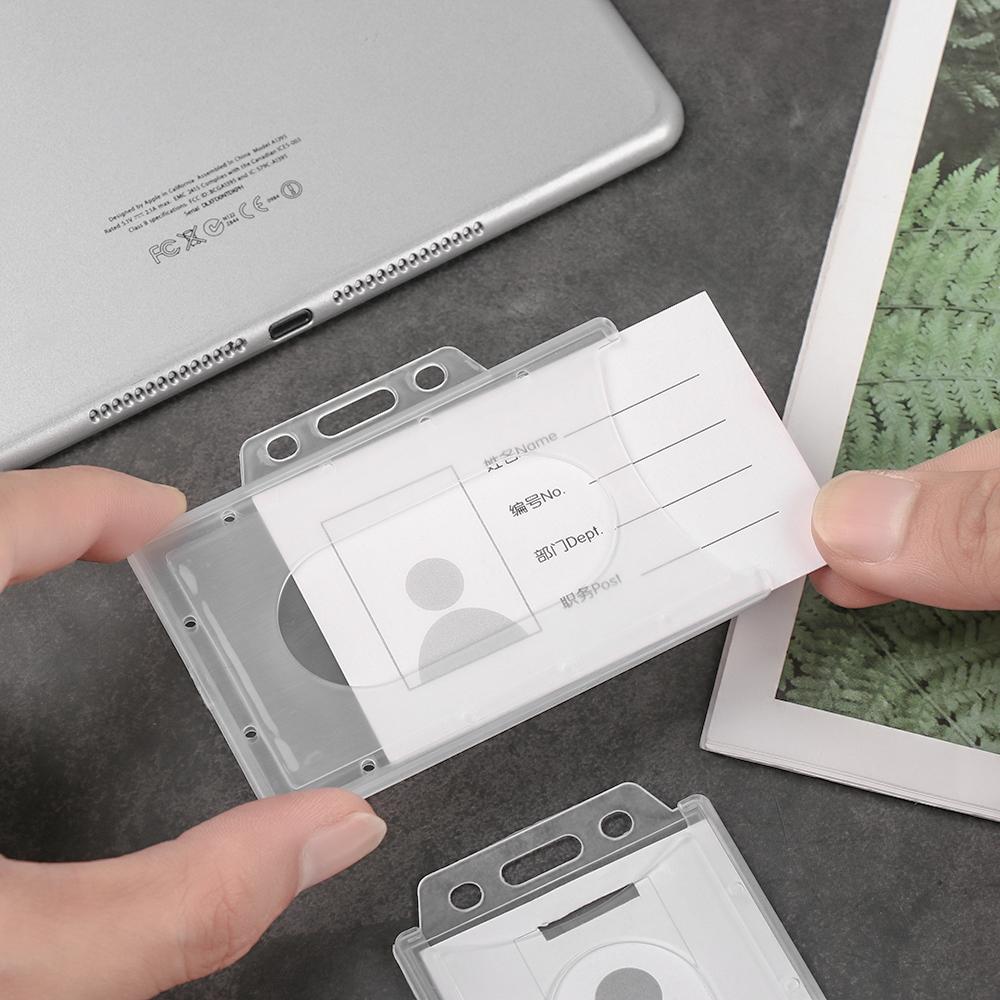 Школьный ID Защитный чехол для визитки Бейдж Кармашек для рабочей карты Держатели для именных карт Кармашек для ID-карты