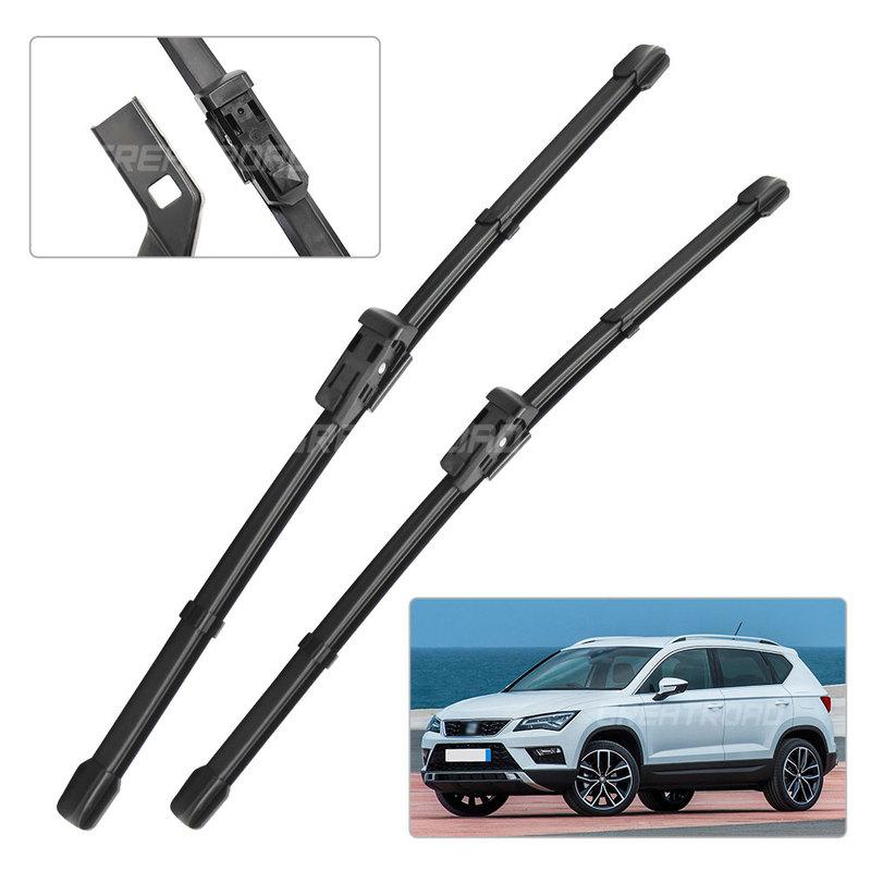 LHD&RHD Front Wiper Blades For Seat Ateca 2016- 2017 2018 Windshield Windscreen Window Brush 26"+18"