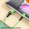 Usams Kabel U52 Usb-C 2A Fast Charge 1Mzielony/Green Sj436Usb02 (Us-Sj436)