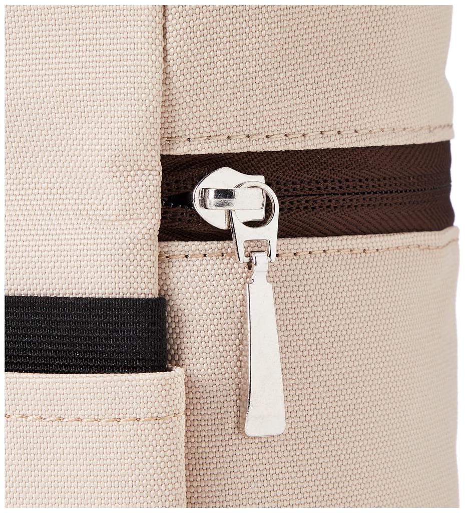 ZOJIRUSHI [Limited Stock] Zojirushi Soup Jar Pouch, Medium (Food Jar Size 350-550mL), with Cutlery Pocket and Handle, Fully Washable, Beige,