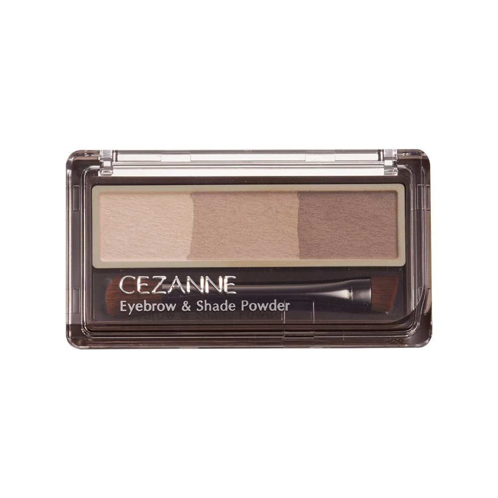 CEZANNE Eyebrow & Shade Powder [All 4 Colors] 1.5g - Nose Shadow & Soft 3D Eyebrow Powder for Natural Look