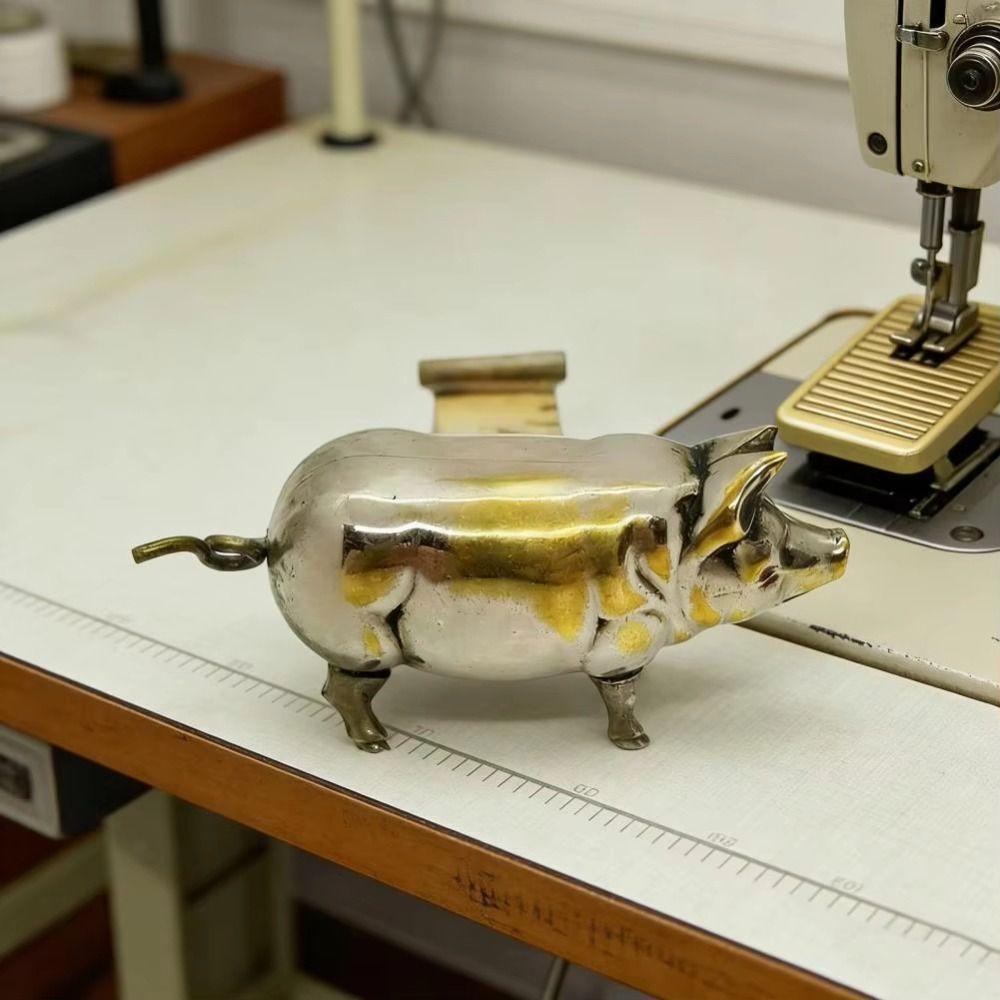 Cute Design Pigs Figurine Measuring Collectible Figurine Animal Mini Tape  DIY Projects