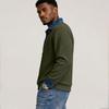 Men's Casual Loose Fit Knit Long Sleeve Pullover with Buttons, Color
