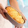 Oval Shape Cake Mold Carbon Steel Non-Stick Loaf Bread Pastry Tray Gold Black Thickening Kitchen Bakeware Tools Baking Pan