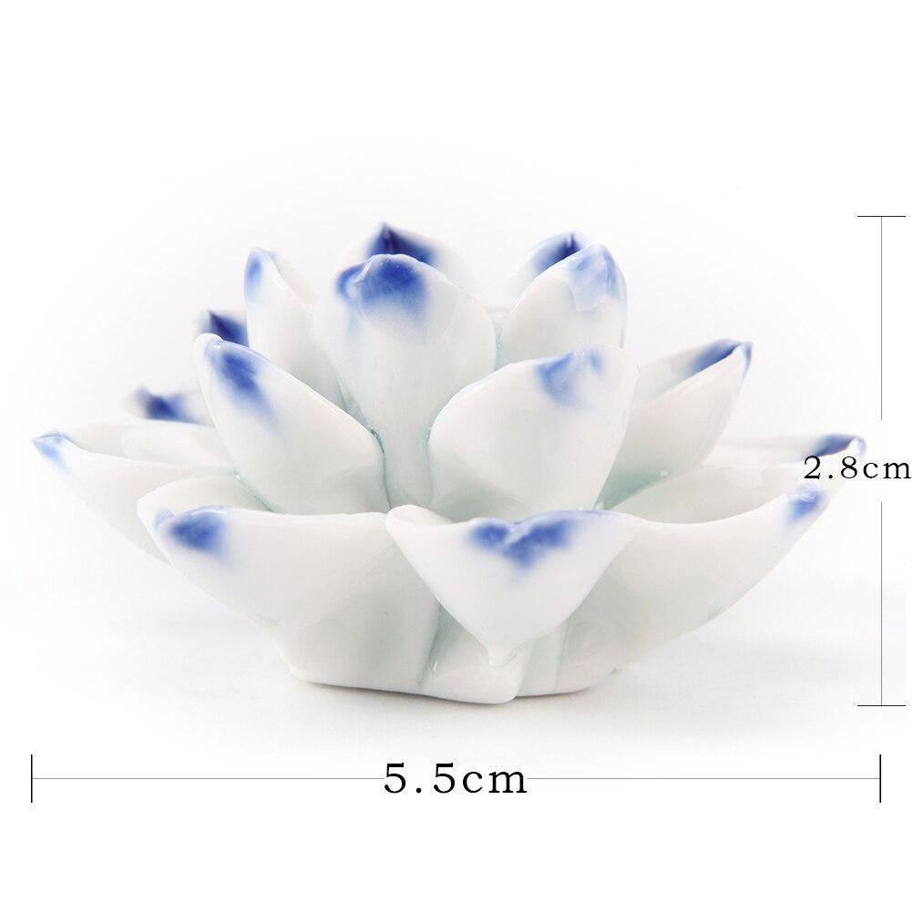 Керамическая курильница Лотос Благовонная тарелка Ароматическая палочка Ароматическая палочка Благовония Сандаловое дерево Агаровое дерево