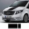 Для Mercedes BENZ Vito Передние полосы-наклейки Виниловая наклейка на капот Автомобильные наклейки для самостоятельной установки Водонепроницаемые наклейки Аксессуары