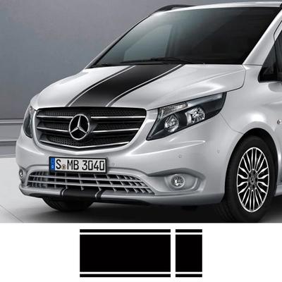 AKXY7 Для Mercedes BENZ Vito Передние Полосы-Наклейки Виниловая Наклейка на Капот Автомобиль DIY Водонепроницаемые Наклейки Аксессуары