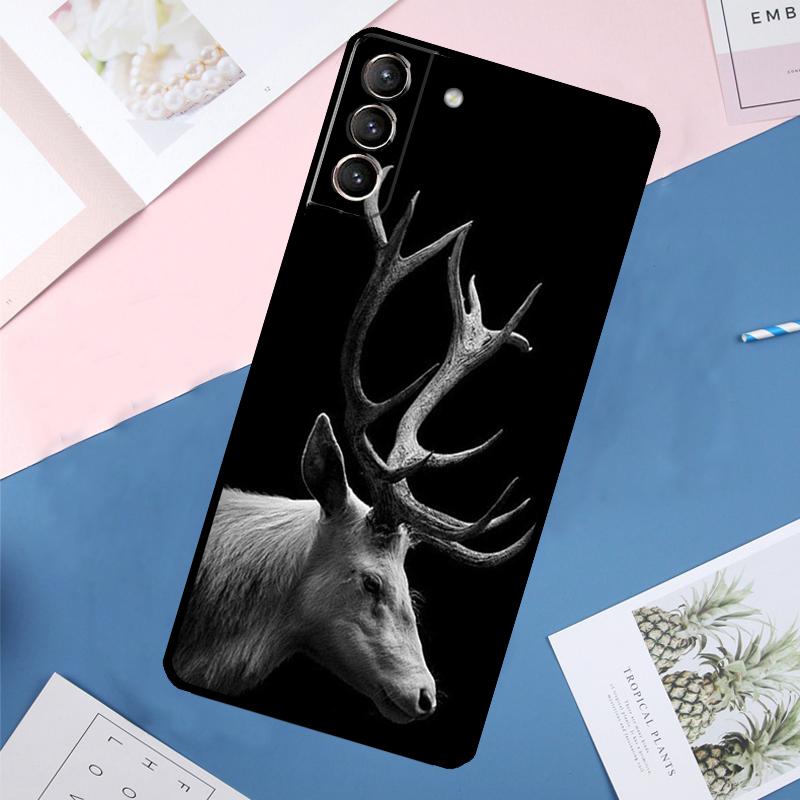 Чехол с оленем для Samsung Galaxy S24 Ultra S20 S21 S22 S23 S25 Ultra S9 S10 Plus S25 FE Задняя крышка