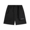 Li Ning CF Повседневные Простые Водоотталкивающие Однотонные Быстросохнущие Спортивные Шорты Мужские шорты Черный AKSV241-4