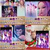Рождественский календарь-обратный отсчет K-pop женской группы Акриловый брелок для сумки с 24 элементами для праздничного декора