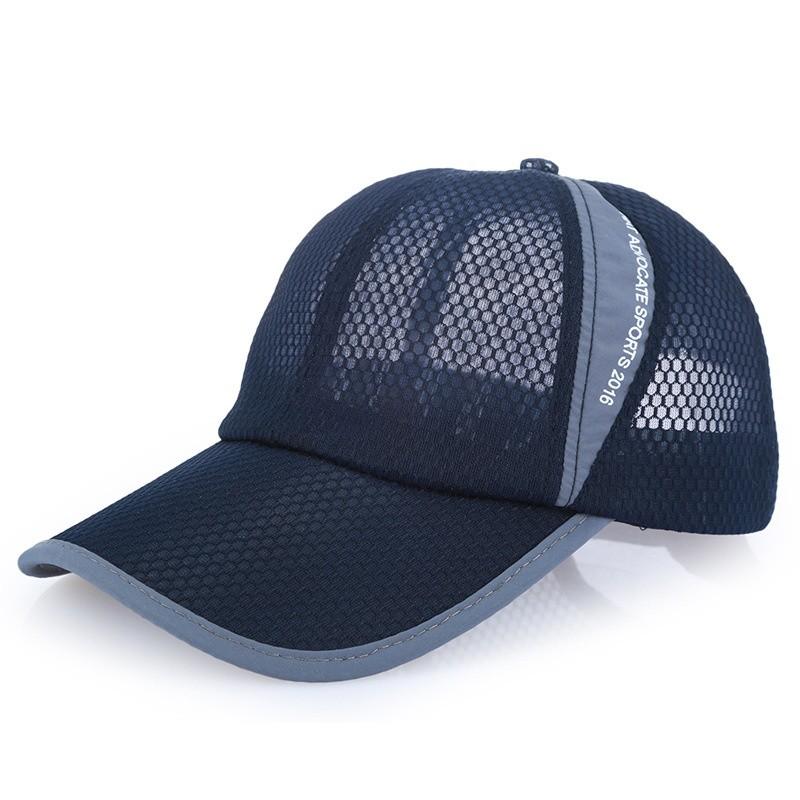 Summer Breathable Mesh Cap For Men And Women With Wide Brim And Adjustable Fit By