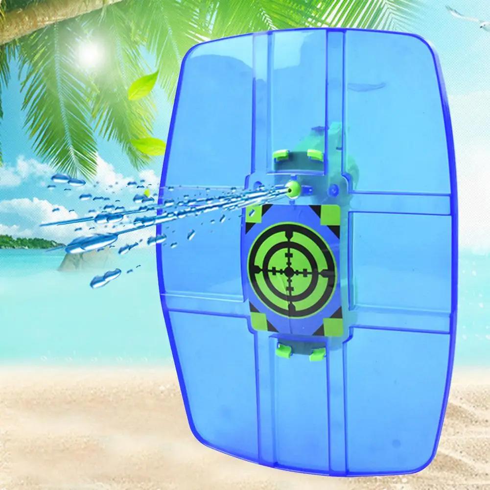New Target Shield Water Gun Summer Children Shield-shaped Water Spray Toy Water High Pressure Water Gun Beach Toys Party Game