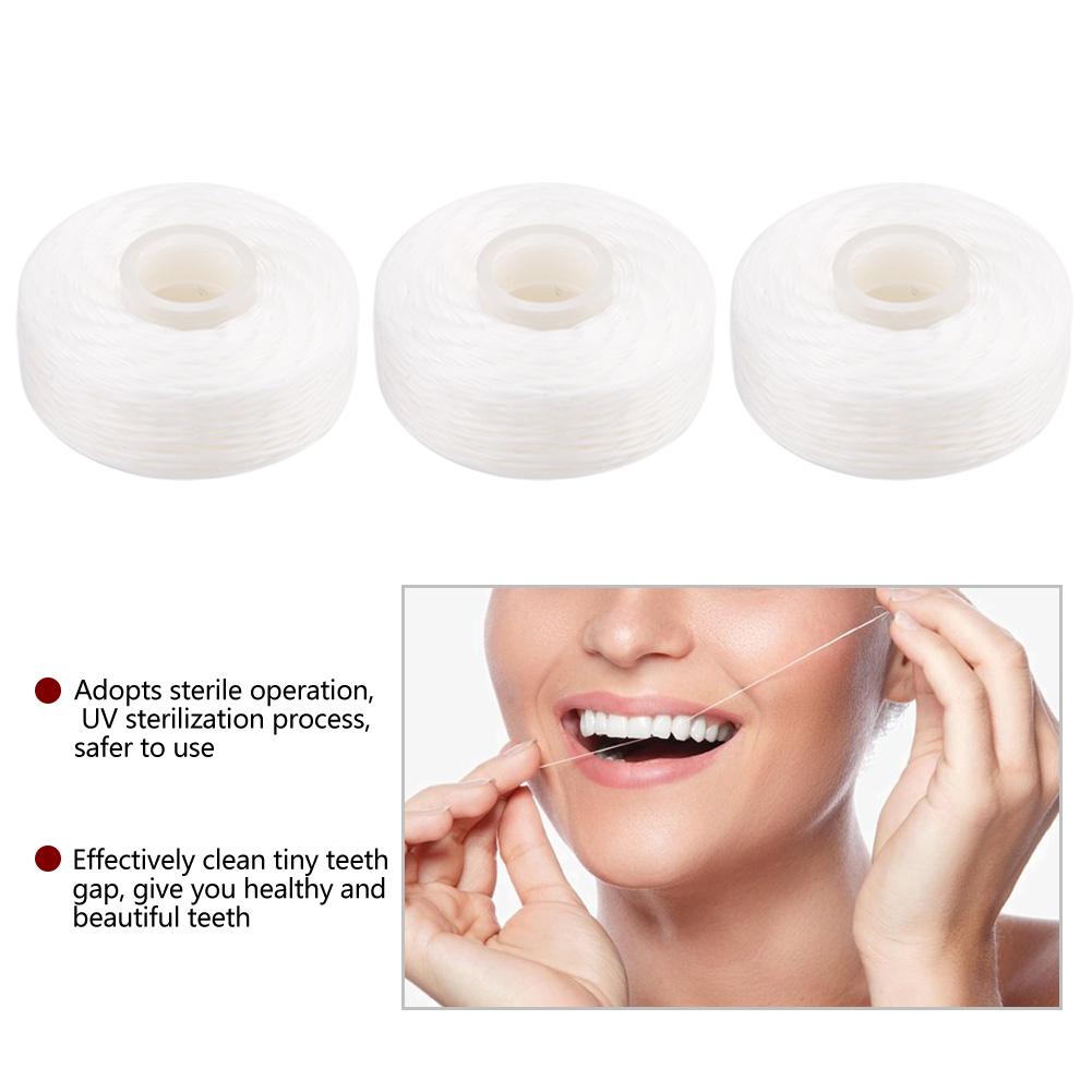 Dental Care Floss Disposable Tooth Cleaner Dental Toothpick Oral Care Tool 50 Meters 9Pcs