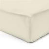 Fitted Sheet - SERENA - 160x200 Cm - 100% Cotton - 25 Cm Pocket - Ecru Color