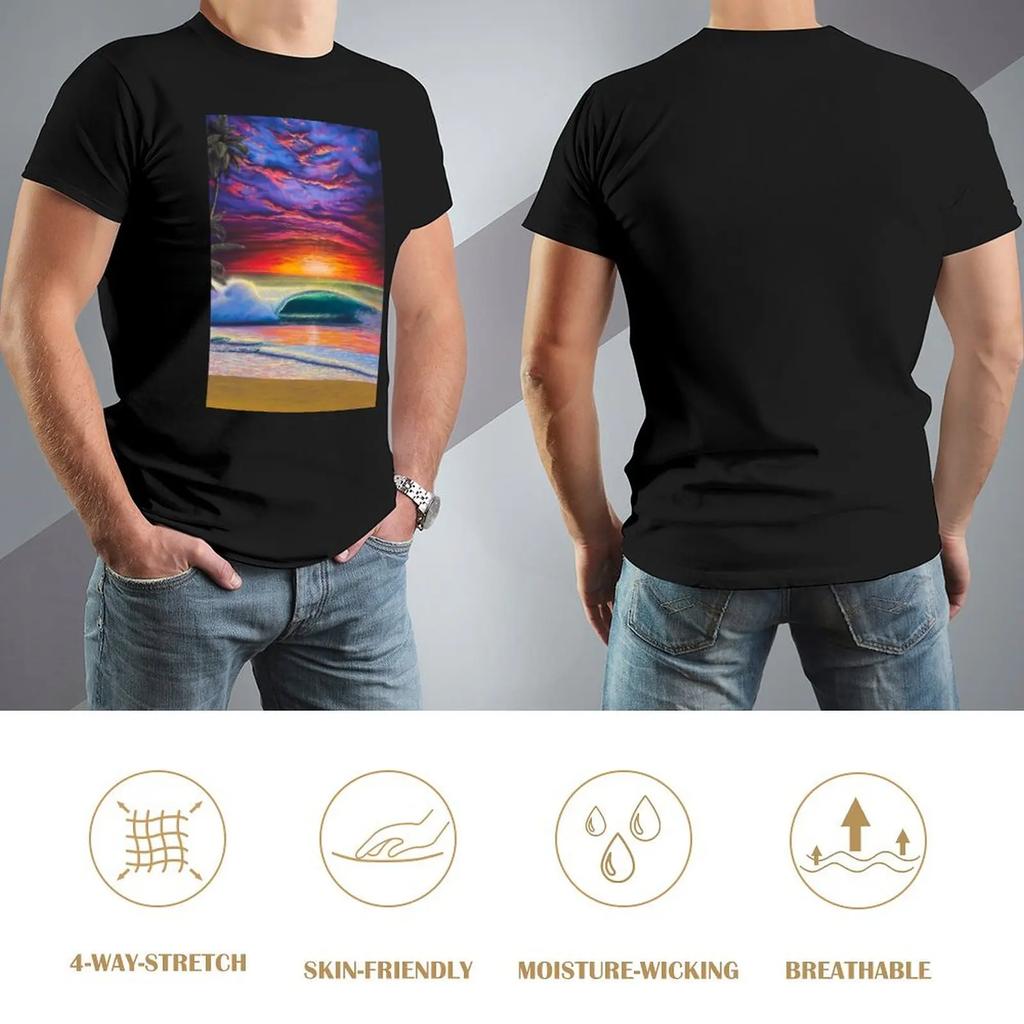 Футболка Banzai Pipeline, летняя верхняя уличная одежда, аниме, аниме-футболка, компрессионная рубашка для мужчин