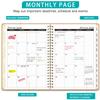 A5 Coil Notebook Plan Work Exercise Check-in Record English Schedule Planning Book