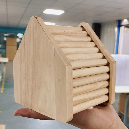 Домик-гнездо для хомяка, устойчивый к укусам, аксессуар для домашних животных, гнездо для игровой площадки для мелких животных