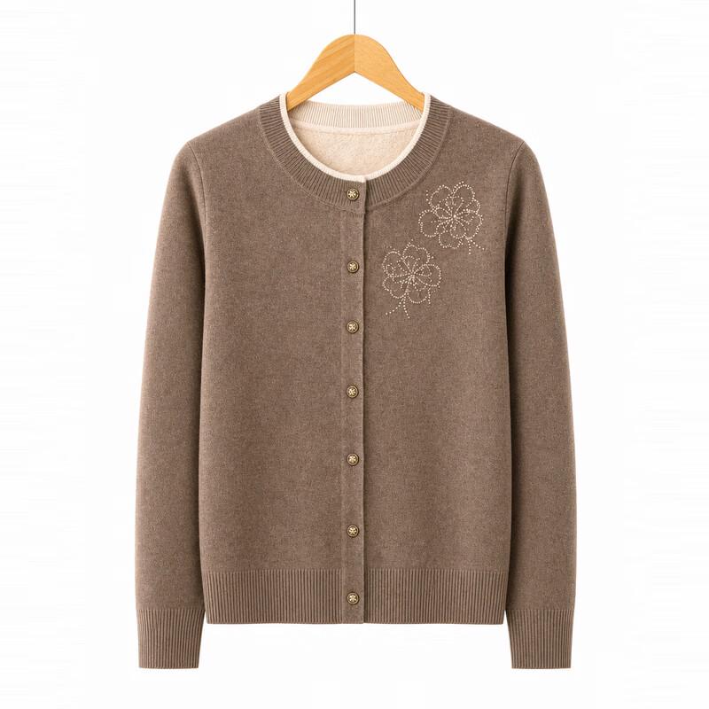 Tucano Women's Fleece-Lined V-Neck Knit Cardigan