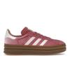 Gazelle Bold Женские Подержанные Малиновый Песочно-Розовый Белый Повседневные Кроссовки IG4389