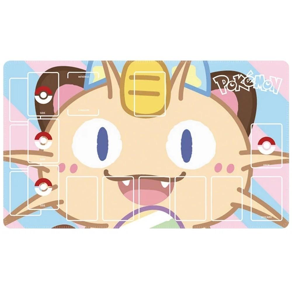 Pokemon Large Pokemon TCG Playmat Extended Rubber Card Game Mat with SideDeck Zones