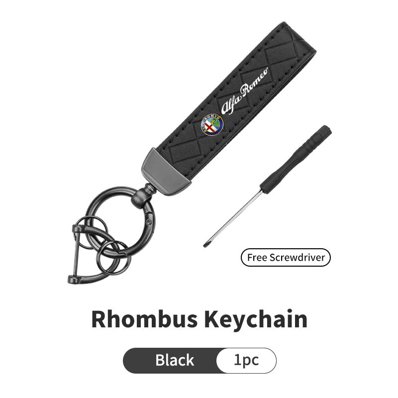 2026 Hot Sticker Car Logo Styling Keychain Business Gift Keyring Holder Accessories For Alfa Romeo Giulietta GT 159 147 156 Mito