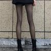 Женские чулки с принтом, вечерние готические колготки с надписями, нейлоновые тонкие колготки с татуировкой, офисное сексуальное женское белье в стиле Лолиты