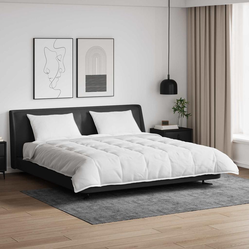 Duvet Set with Pillows 3 pcs White Down Feather