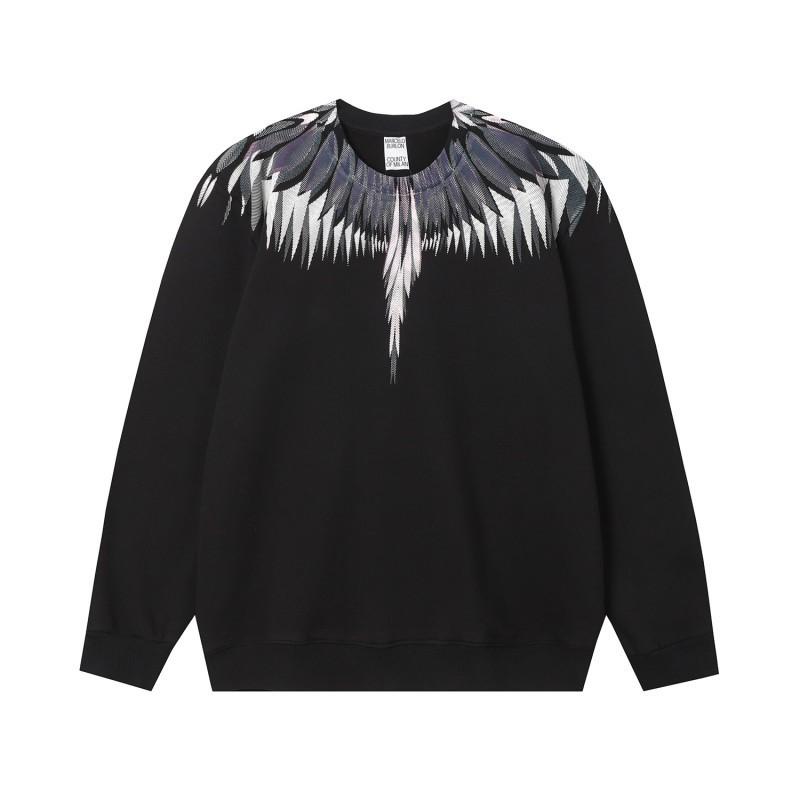 MB Color Feather Phantom Wings Свитер Marcelo Tide Brand Год Молнии Змеи Парная Толстовка