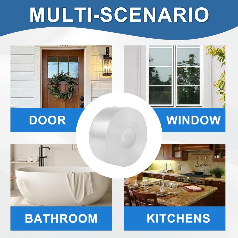 Водонепроницаемая и устойчивая к пятнам односторонняя нано-лента Легко наносится для герметизации бассейнов, кухонь, для домашнего и ресторанного использования