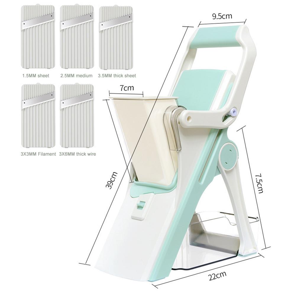 5 в 1 Многофункциональный овощерезка для мяса, картофеля, терка для моркови, измельчитель фруктов, инструмент, кухонные гаджеты, аксессуары