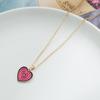 Модное изысканное темпераментное элегантное персонализированное ювелирное изделие в форме сердца Элегантное очаровательное ожерелье с подвеской