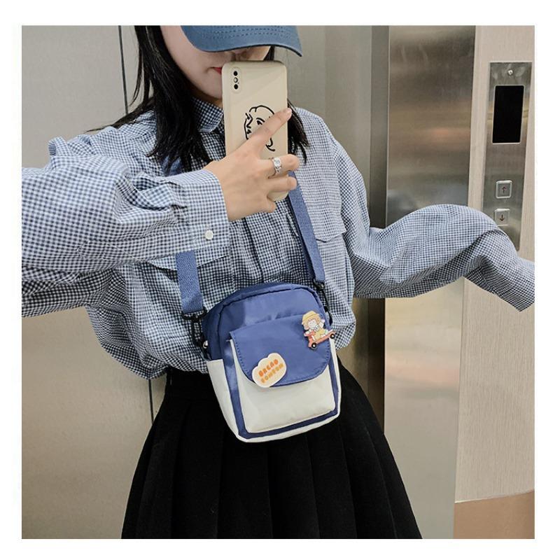 Студенческая симпатичная сумка через плечо женская корейская версия студенческая повседневная сумка через плечо