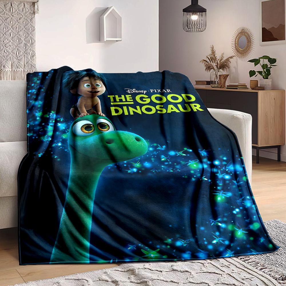 1Pc Good Dinosaur Adventure Blanket Soft And Comfortable Casual Warm Camping Travel Christmas Halloween Xmas Gift M924313