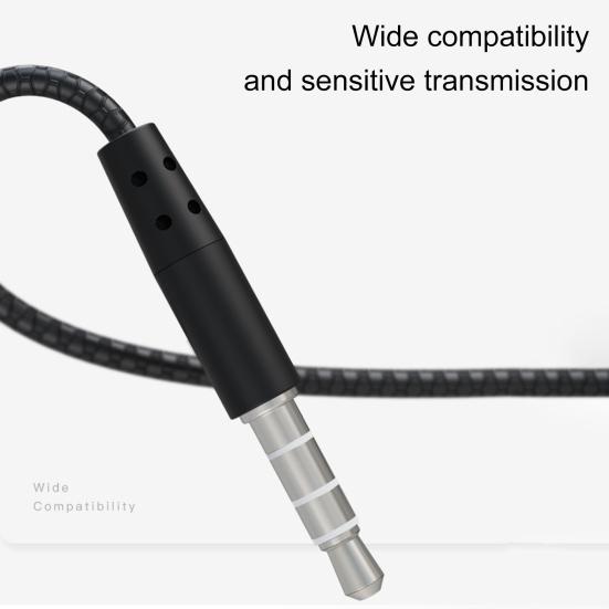 Простые проводные наушники с противоударным проводным управлением Mega Bass