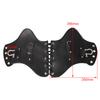 For Harley Touring Softail Dyna Sportster XL Kawasaki Yamaha Honda Motorcycle Universal Heat Saddle Shield Deflectors PU Leather