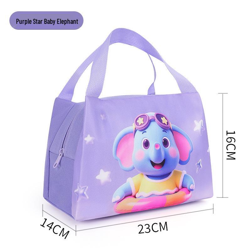 Large Capacity Insulated Lunch Tote - Durable Aluminum Foil Bento Bag for Office Workers