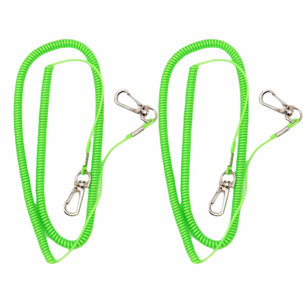 2PCS Retractable Fishing Rod Lanyard Rope with Detachable Buckle Fishing Lanyard Outdoor Fishing