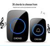 Dual Transmitter, Triple Receiver Wireless Waterproof Doorbell with Flashing Alert, Battery Operated and No Plug Needed.