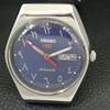 SEIKO 5 AUTOMATIC VINTAGE 6309A JAPAN MENS ARABIC BLUE DIAL WATCH a702661-1