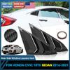 Для Honda Civic Sedan 2016-21 Боковой Вентиляционное Отверстие Углеродное Волокно Накладка на Решетку Окна Автомобиля