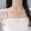 Легкое роскошное ожерелье Love с бриллиантами, супер сказочный темперамент, универсальная женская цепочка на ключицу, французский ретро