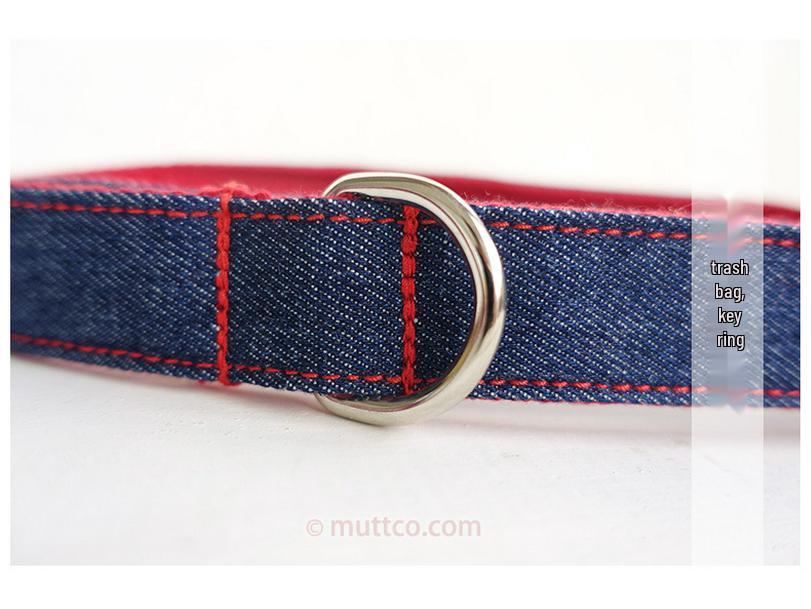 Custom Denim Blue Dog Leash - Innovative Pet Supplies
