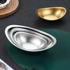 Modern Heat-resistant Reusable 3 Sizes Large Capacity Stainless Steel Tray Kitchen Supplies Salad Bowl