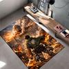 Warrior Facing Colossal Titan suitable as a non-slip mat for the living room or bedroom sofa