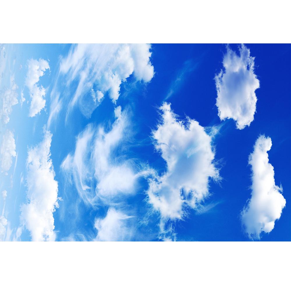 Фотообои Голубое Небо Белые Облака Потолочные Обои Большие 3d Фотообои Гостиная Спальня Потолочная Фреска Декор