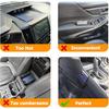 Center Console Organizer Storage Box Cell Phone Pocket Silicone Hook Bag, Bl